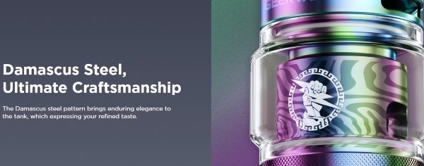 z fli 2 geekvape atomizzatore con campana interna in acciaio damascato