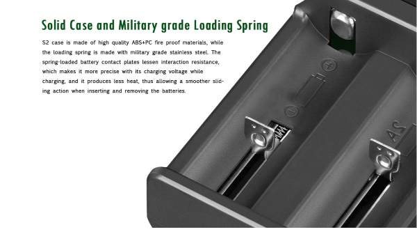 Golisi S2 LCD Battery Charger military resistance