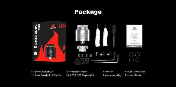 drop dead 2 hellvape contenuto della confezione