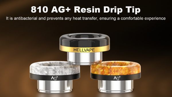 Dead Rabbit 3 RDA 6 anniversario atomizzatore hellvape con drip tip 810 antibatterico