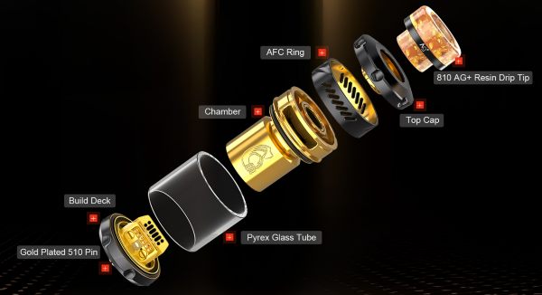Dead Rabbit 3 RTA 6 anniversario hellvape componenti atomizzatore