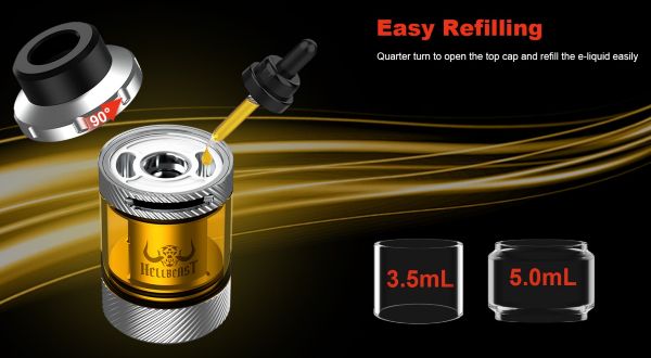 Hellbeast 2 Sub-Ohm Tank Hellvape Atomizer | Svapoebasta