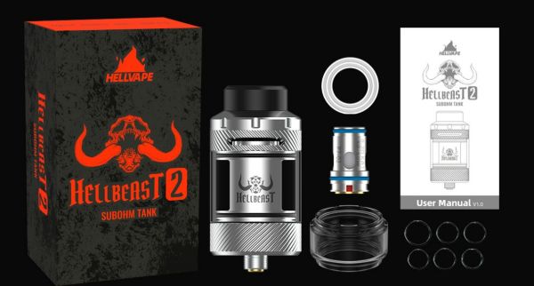 atomizzatore hellvape hellbeast 2 contenuto della confezione