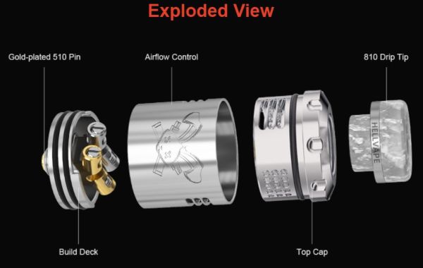 dead rabbit 3 rda Hellvape atomizzatore sigaretta elettronica
