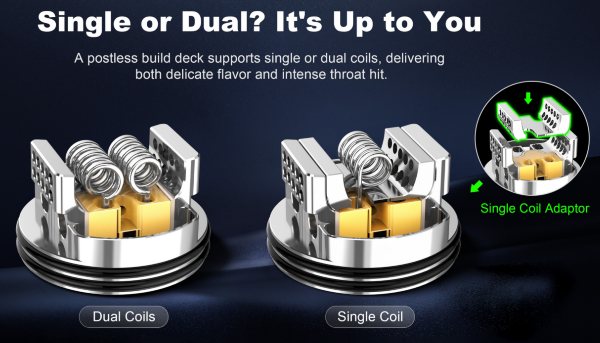 dead rabbit 4 rda hellvape atomizzatore single e dual coil