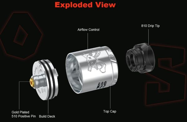 dead rabbit solo rda hellvape componenti atomizzatore