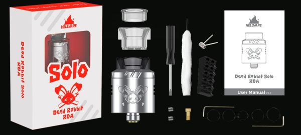 dead rabbit solo rda hellvape contenuto della confezione