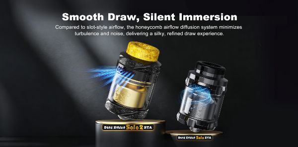 dead rabbit solo.2 rta hellvape atomizzatore rigenerabile da polmone con regolazione aria superiore