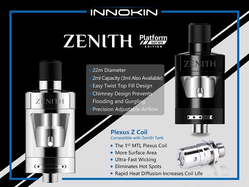 Innokin Coolfire Mini - Zenith D22 Atomizer