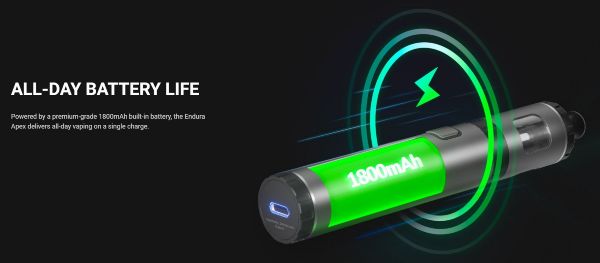 endura apex kit innokin electronic cigarette with integrated 1800 mah battery