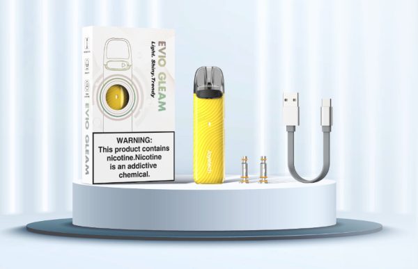 Evio Gleam Joyetech Pod Mod Kit package contents