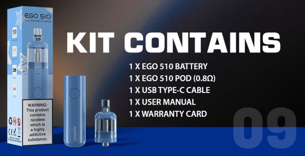 ego 510 kit joyetech contenuto della confezione