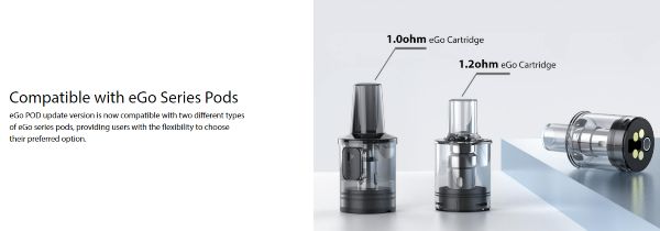 ego pod update version joyetech sigaretta elettronica compatibile con cartucce ego