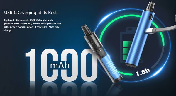 ego pod update version joyetech sigaretta elettronica con batteria integrata 1000 mah