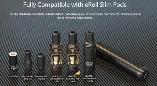 eGo Slim Joyetech Pod Mod Kit 800mAh | Svapoebasta