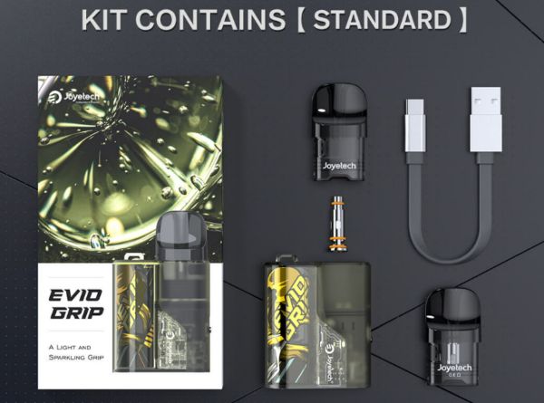 evio grip joyetech kit contenuto della confezione