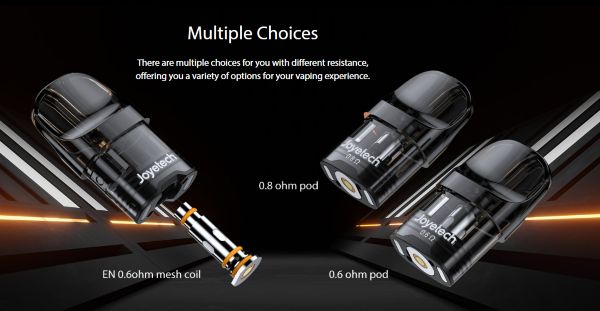 evio grip joyetech sigaretta elettronica con pod a coil integrata e sostituibile