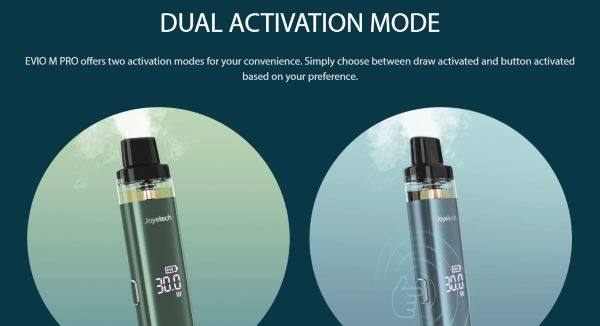 evio m pro joyetech sigaretta elettronica con tiro automatico o manuale