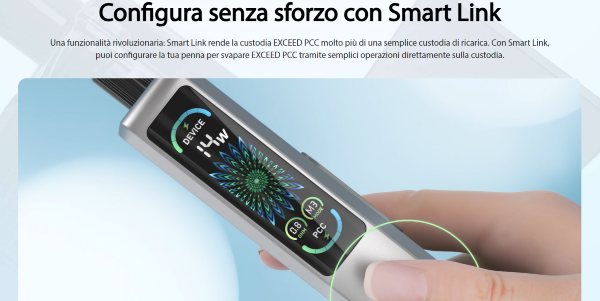 exceed pcc joyetech sigaretta elettronica con regolazione potenza 18w