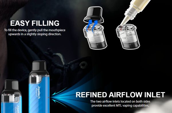 joyetech widewick air pod mod with top tank refill