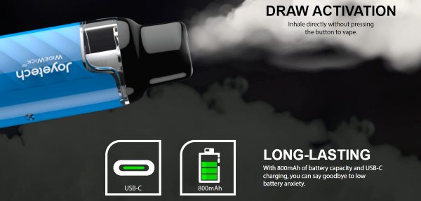 joyetech widewick air pod mod with automatic draw