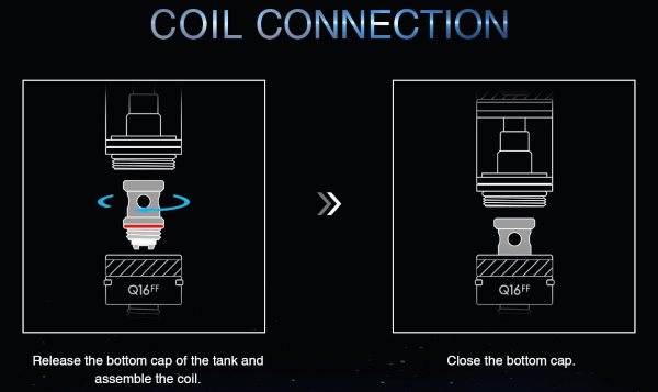 justfog q16 ff atomizer how to change coil