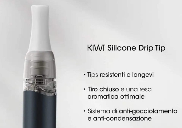drip tip silicone compatibile kiwi 1 kiwi 2