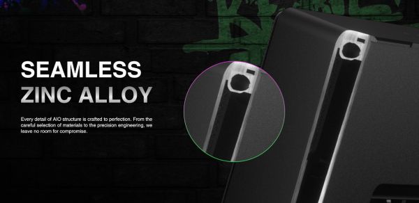 centaurus b60 aio lost vape sigaretta elettronica in lega di zinco e acciaio