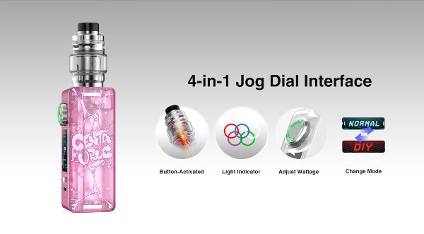 centaurus n100 kit lost vape sigaretta elettronica con pulsante multifunzione