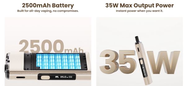 centaurus ori 35 lost vape sigaretta elettronica 35W con batteria integrata 2500 mah