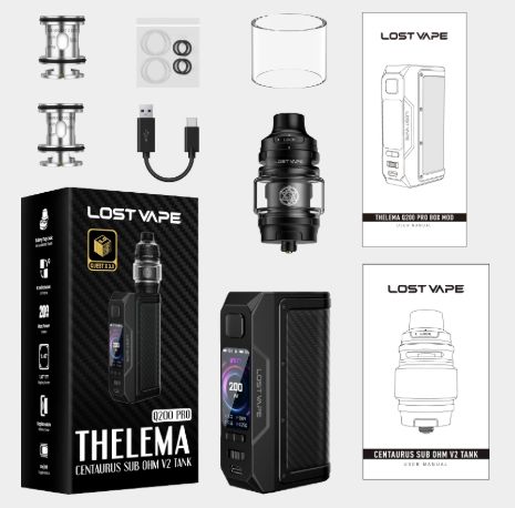 centaurus q200 pro lost vape kit contenuto della confezione