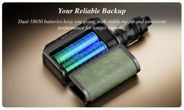 centaurus q200 pro lost vape sigaretta elettronica dual battery 18650