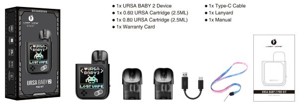 elfbar nachfüll pod läuft aus Lost Vape URSA Baby Pro Pod System $19.99 main image 0