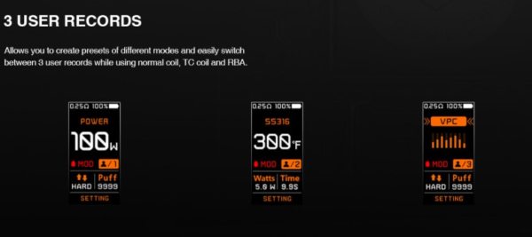 pre-set box mod cyborg quest lost vape