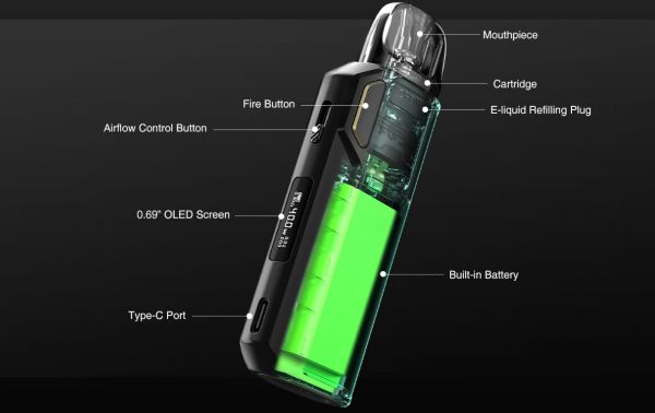 thelema elite 40 lost vape kit componenti sigaretta elettronica