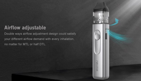 nevoks feelin cartridge pod with MTL and RDL vaping