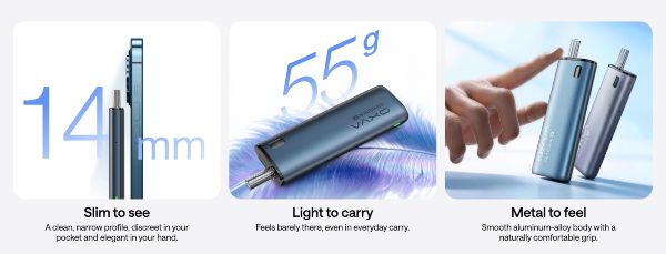 slimstick x oxva dimensioni e peso sigaretta elettronica