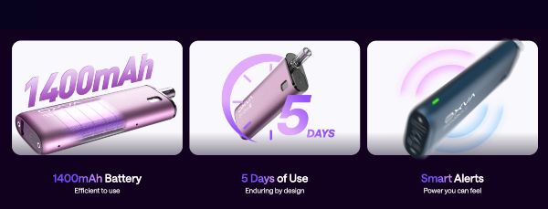 slimstick x oxva sigaretta elettronica con batteria integrata 1400 mah