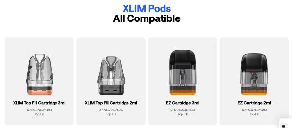 xlim 3 pro oxva sigaretta elettronica compatibile con cartucce xlim pod