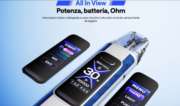 xlim 3 pro oxva sigaretta elettronica con potenza regolabile 30w