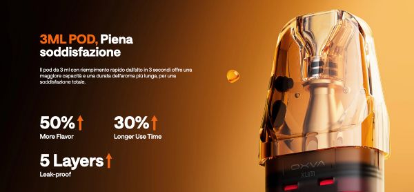xlim 3 pro oxva sigaretta elettronica con serbatoio 3ml