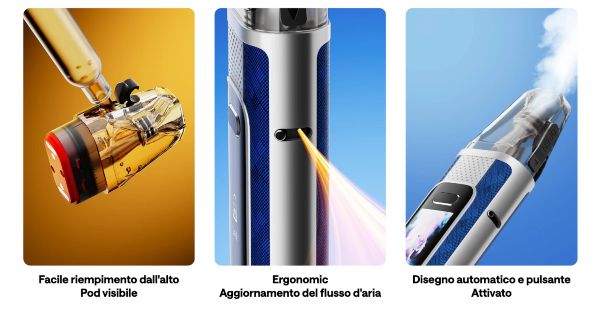 xlim 3 pro oxva sigaretta elettronica con tiro automatico ad ariosità regolabile