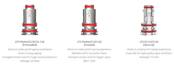 LP2 coil smok resistenze di ricambio