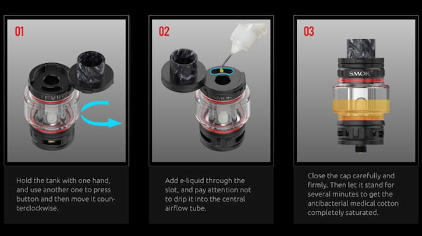 MAG 18 Smok Kit how to refill the liquid