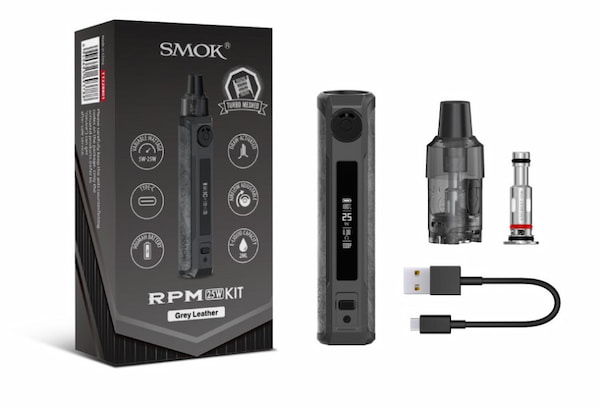 RPM 25W Smok Pod Mod package contents