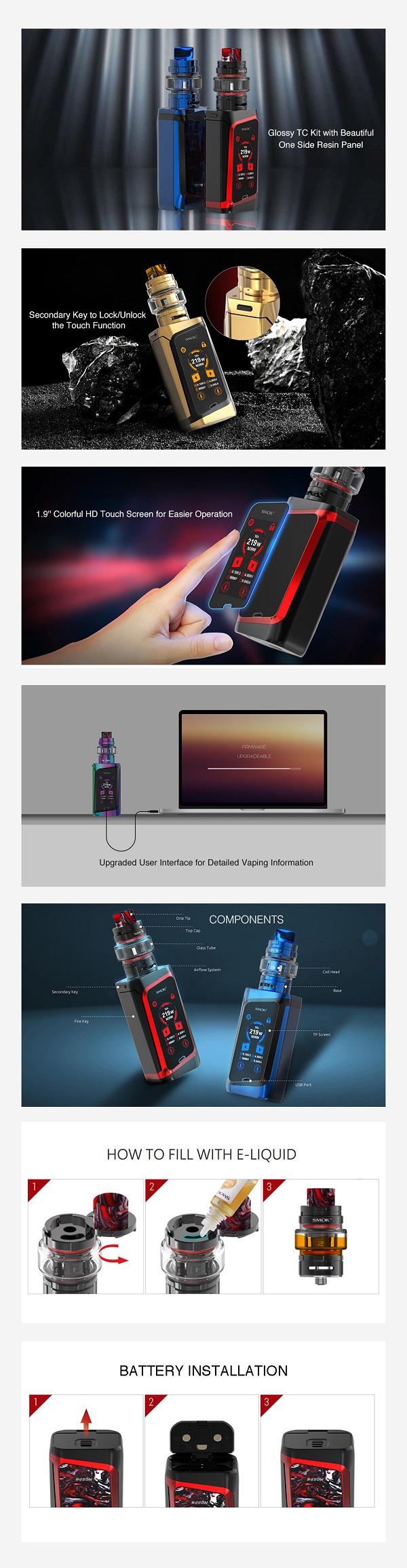 elfbar nachfüll pod läuft aus E-liquides pour cigarettes électroniques main image 1
