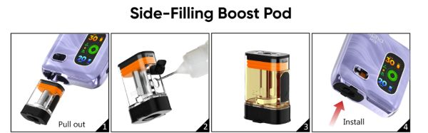 alpha mix smok come riempire boost pod