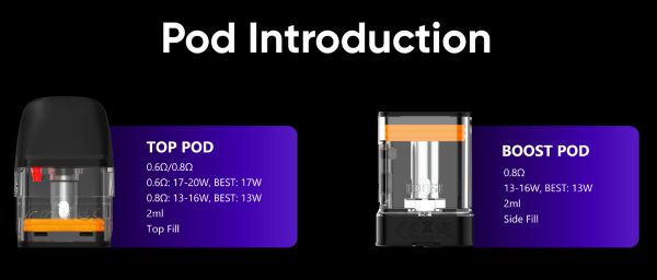 alpha mix smok sigaretta elettronica con pod 0.6 e 0.8 ohm