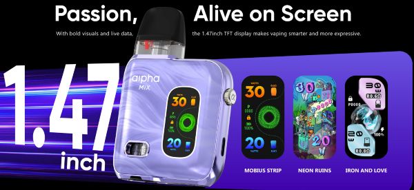 alpha mix smok sigaretta elettronica con temi colorati