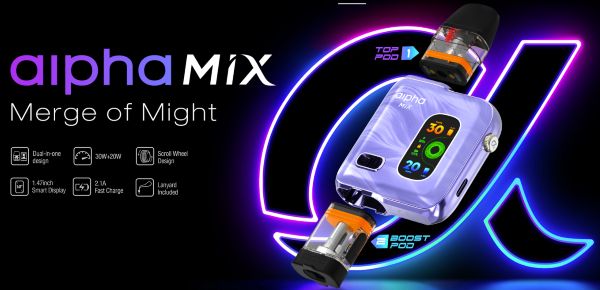 alpha mix smok sigaretta elettronica dual pod